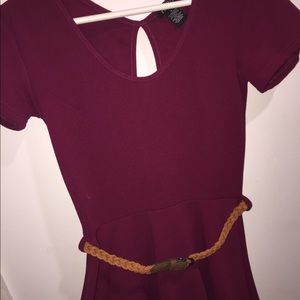 Burgundy Dress